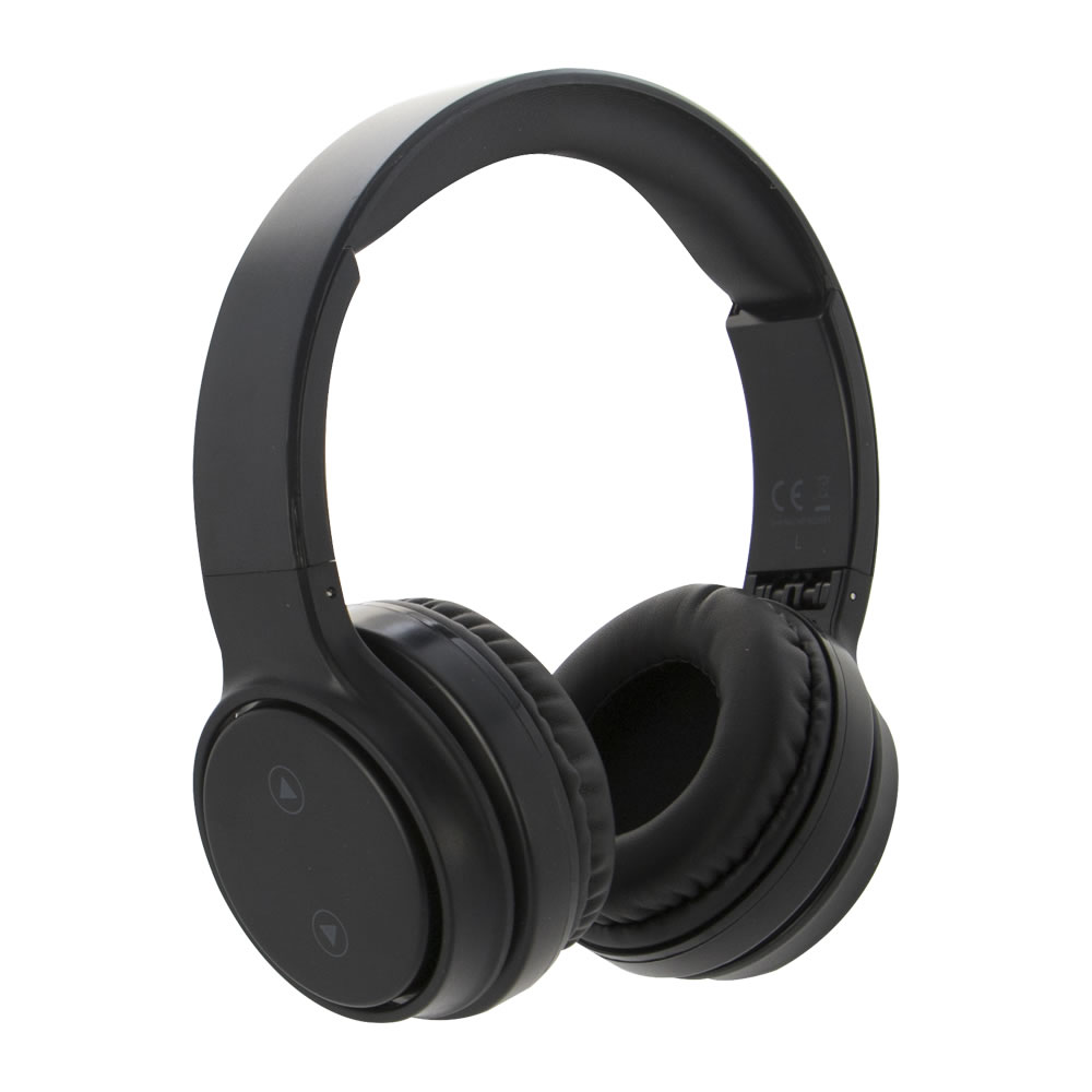 Wilko Black Wireless Bluetooth Headphones Image 2