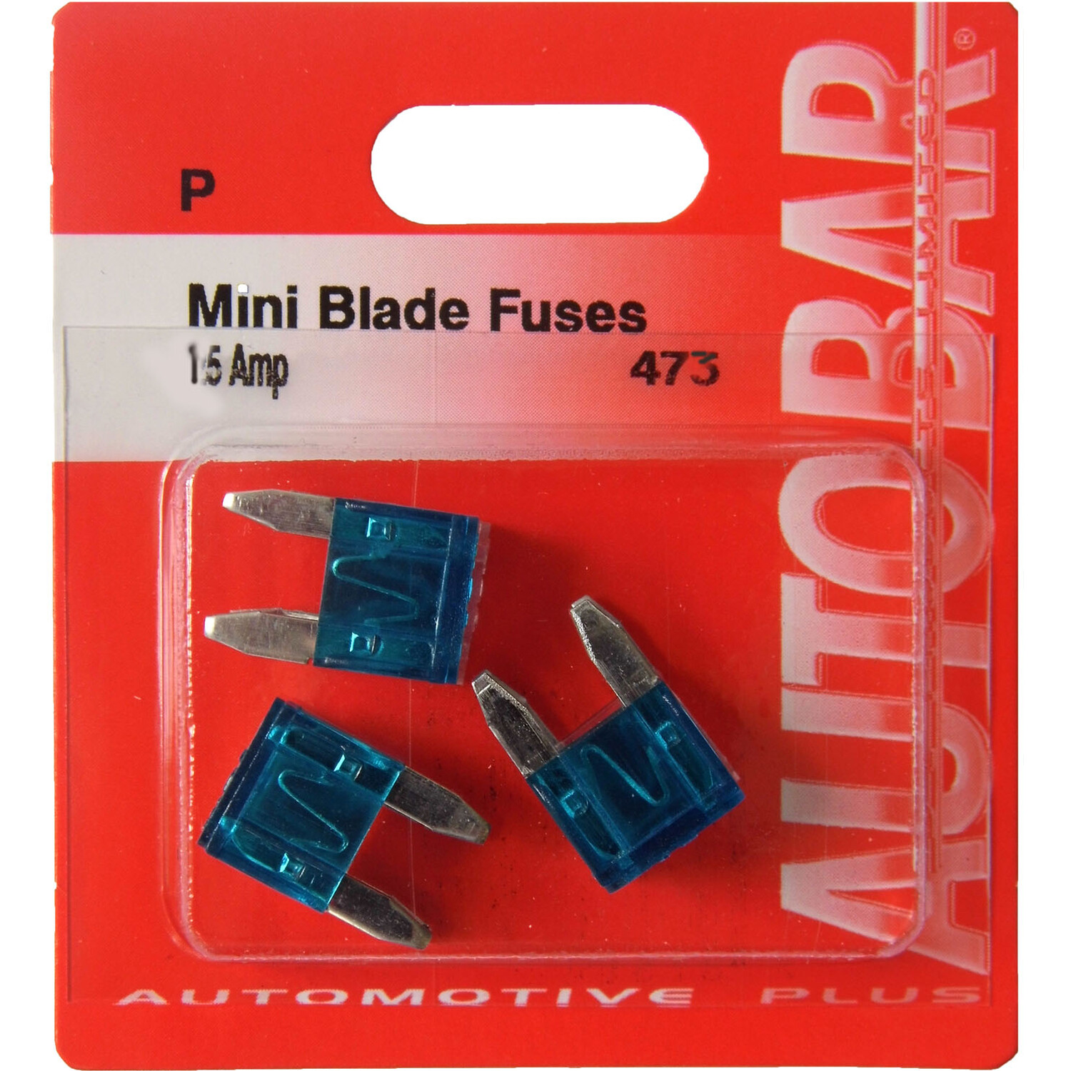 Pack of 3 Mini Blade Fuses - 15 Image