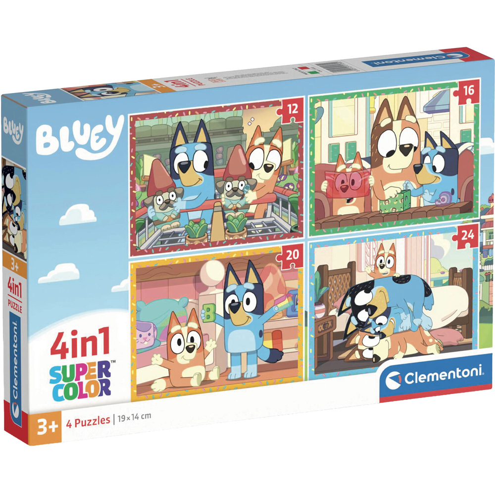 Bluey 4 in 1 Jigsaw Puzzle | Wilko