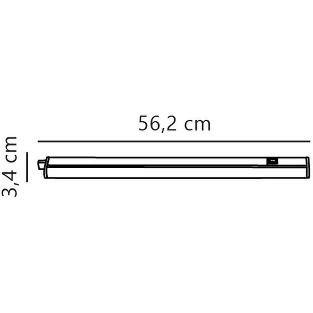 Nordlux Renton 55 840 Lumens 2700K White LED Batten Fitting Light Image 4