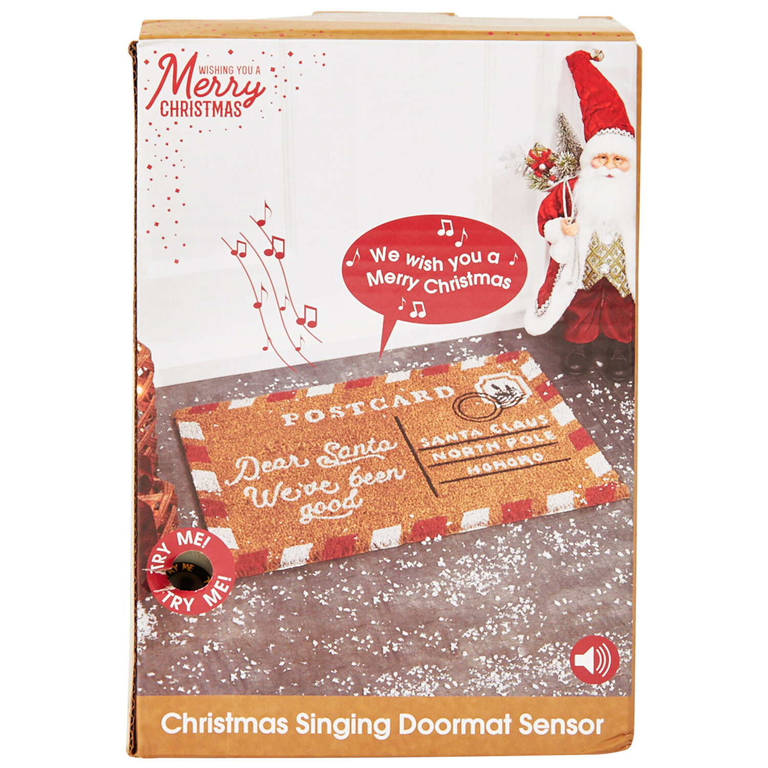 Christmas Singing Doormat Sensor Image 1