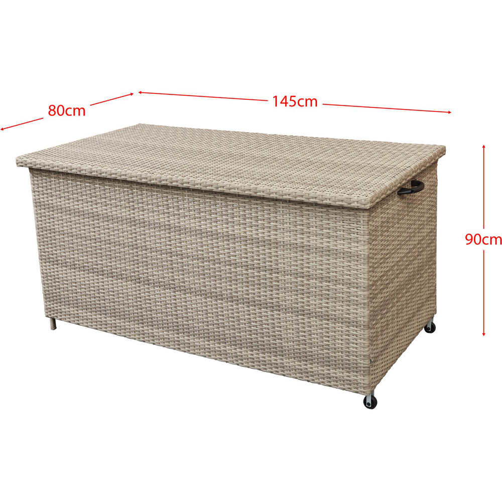 Cambridge Cushion Box with Wheels Natural Image 9