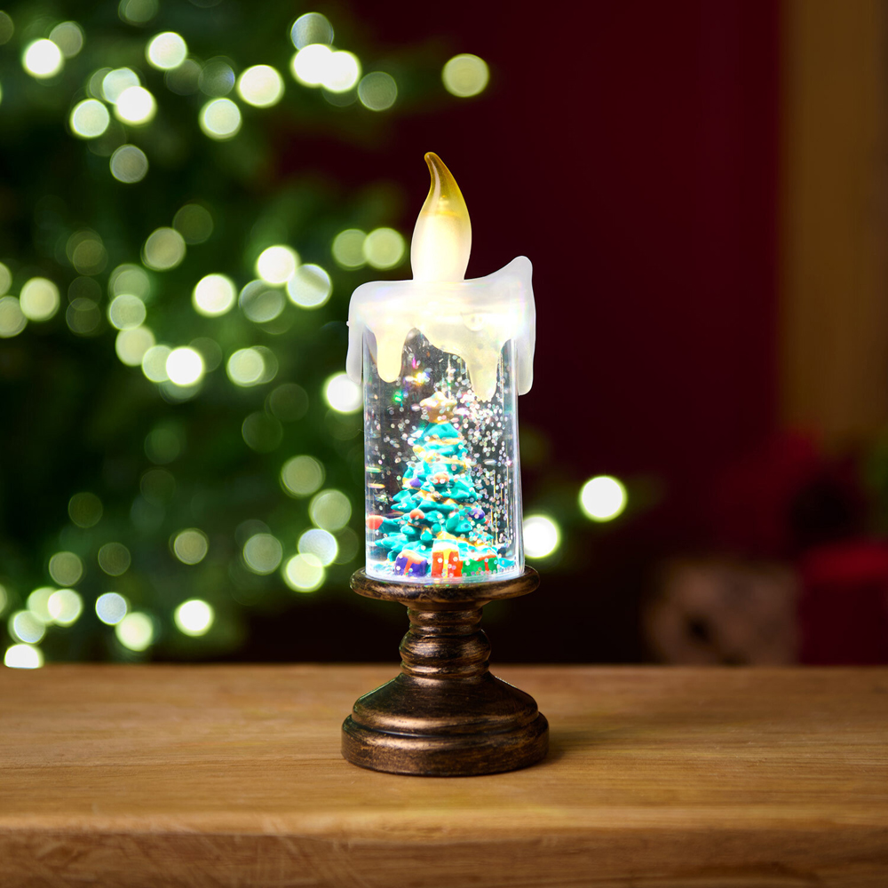 Mini Glitter Candle Scene Image 2