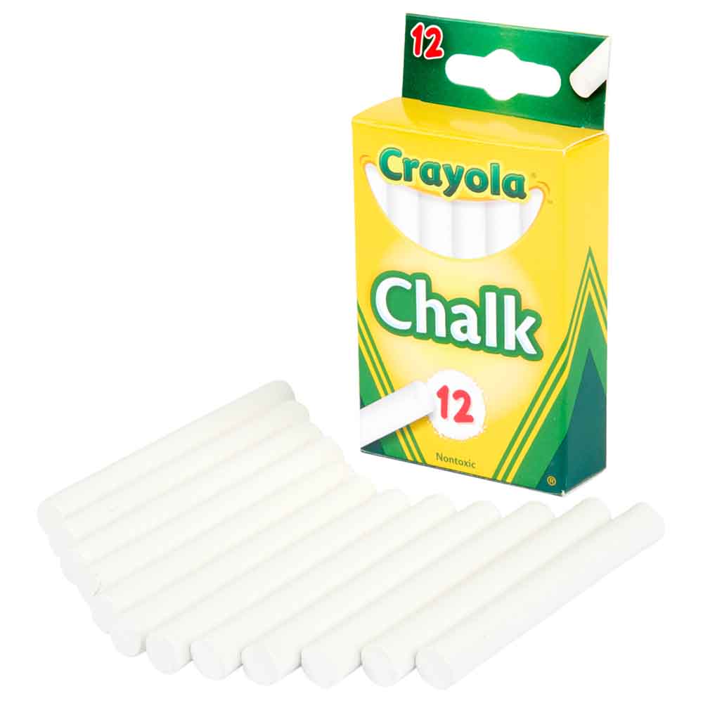 Crayola White Chalks 12 Pack Image 3