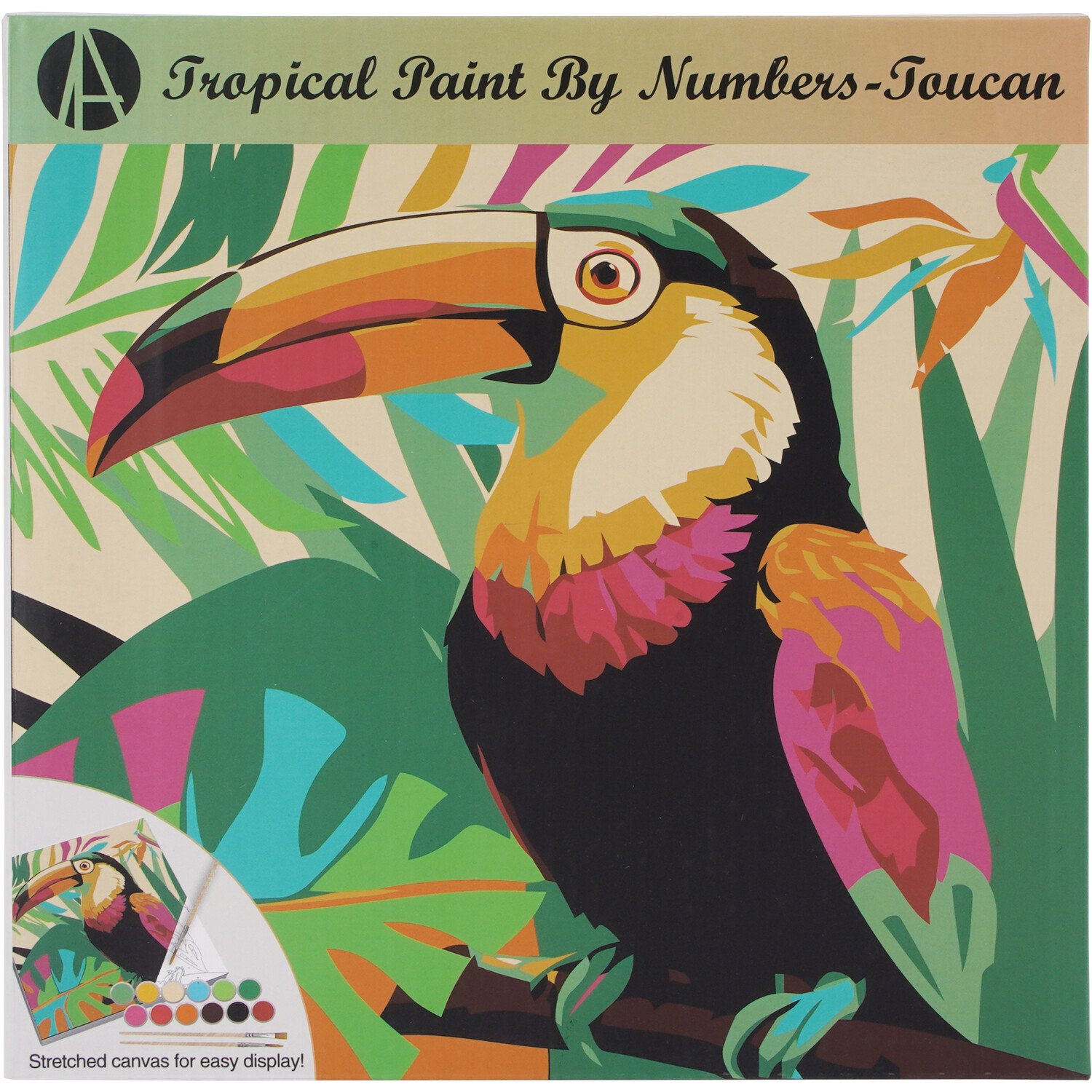 Paint By Numbers Tropical Kit Image 3