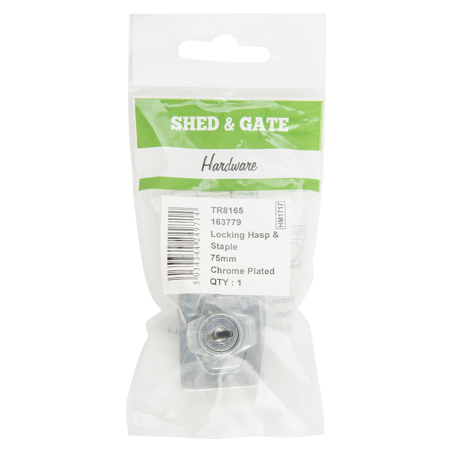 Hiatt 75mm Shed and Gate Locking Hasp and Staple Image 1