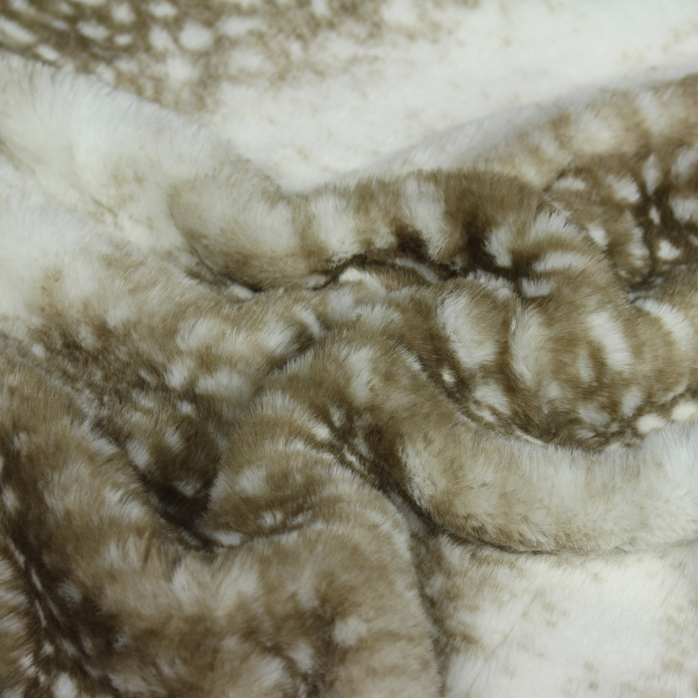 Paoletti Fawn Multicolour Faux Fur Throw 130 x 180cm Image 4