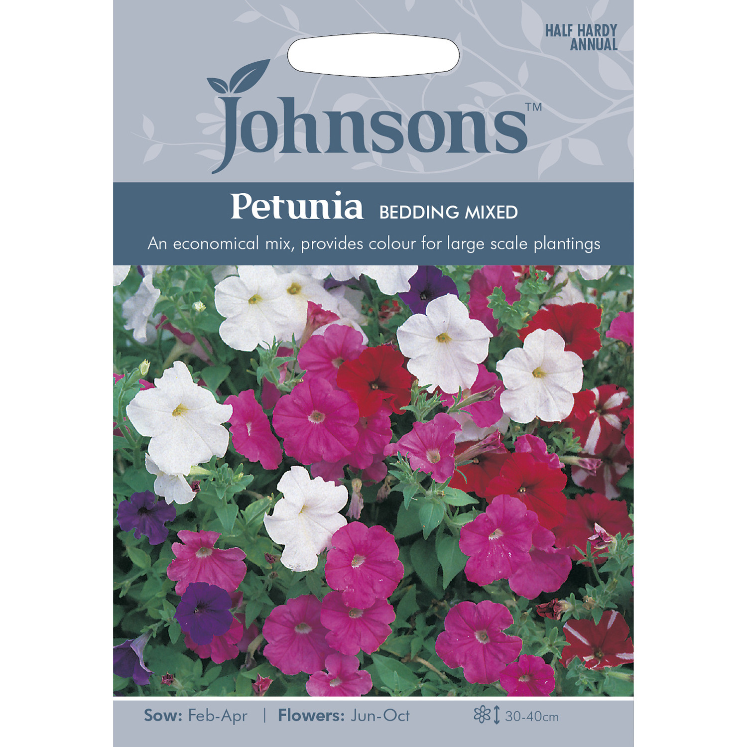 Johnsons Petunia Bedding Mixed Flower Seeds Image 2