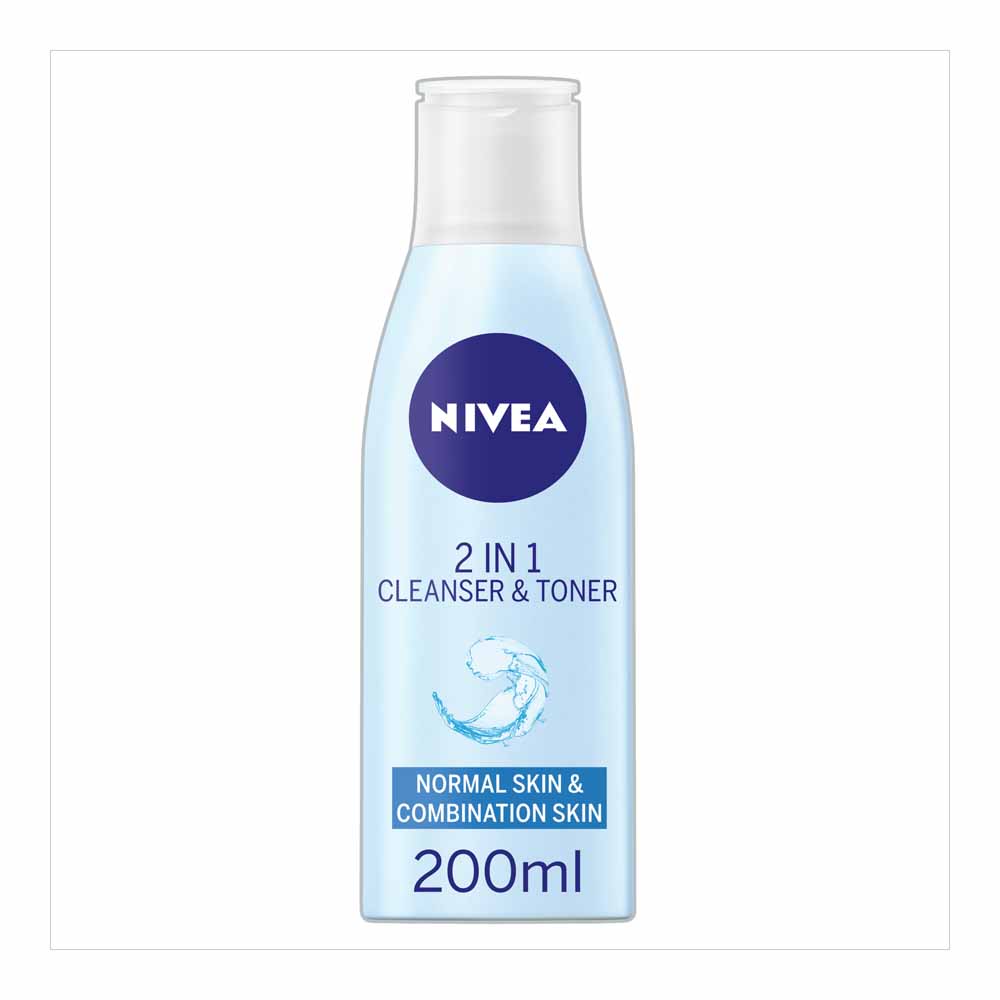 Nivea 2-in-1 Cleanser & Toner 200ml Image