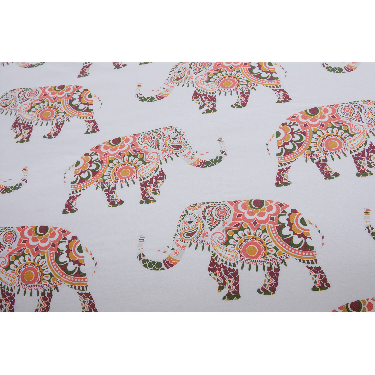 Zaria Elephants Duvet Cover and Pillowcase Set - King size Image 4