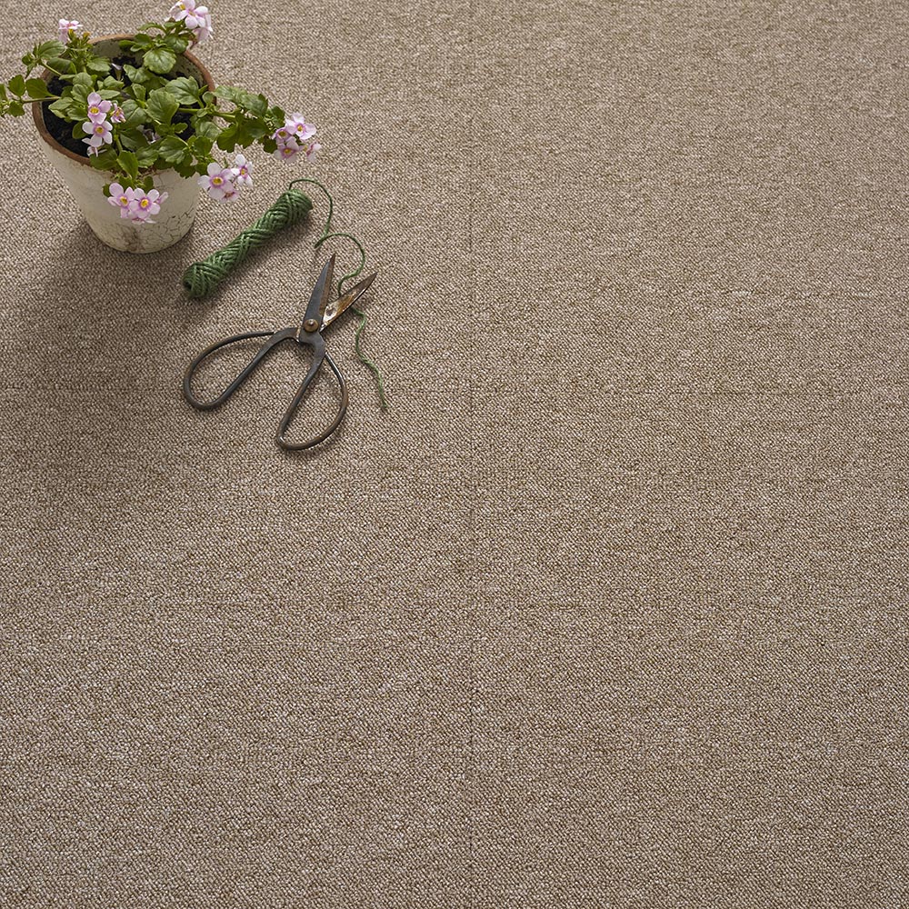 Krauss Beige Value Carpet Floor Tile 20 Pack Image 1