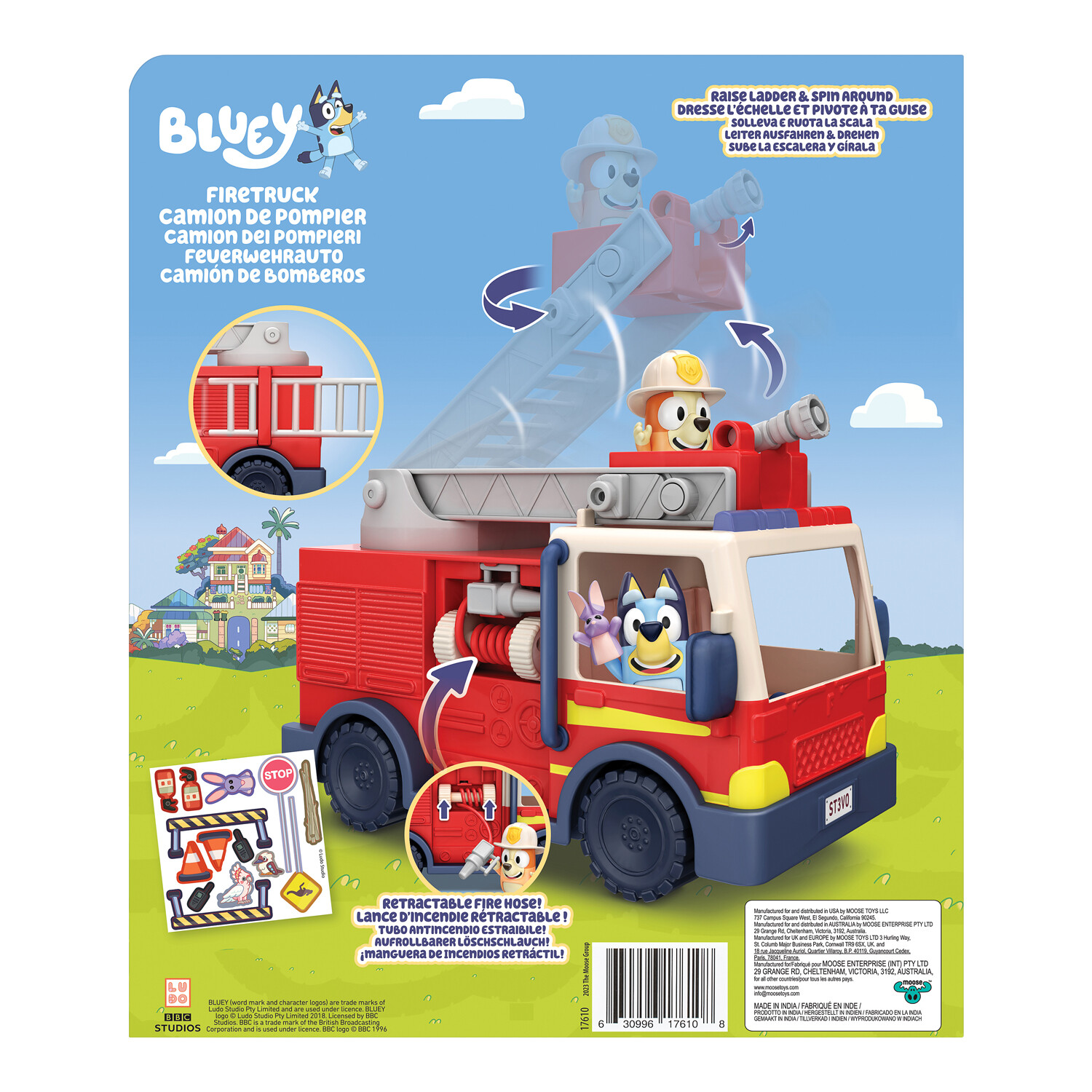 Bluey's Fire Truck Red Image 4