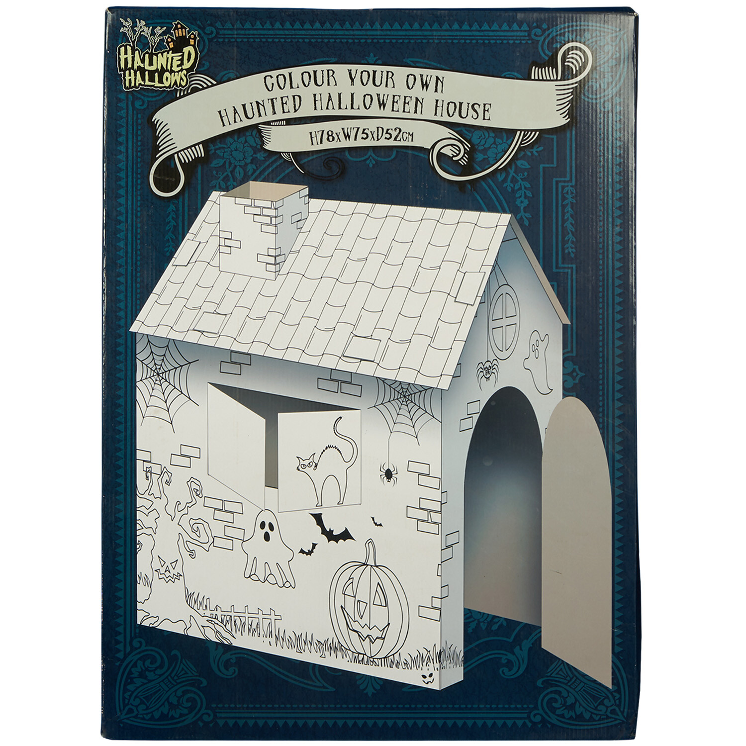 Colour Your Own Haunted House Kit - White Image 1