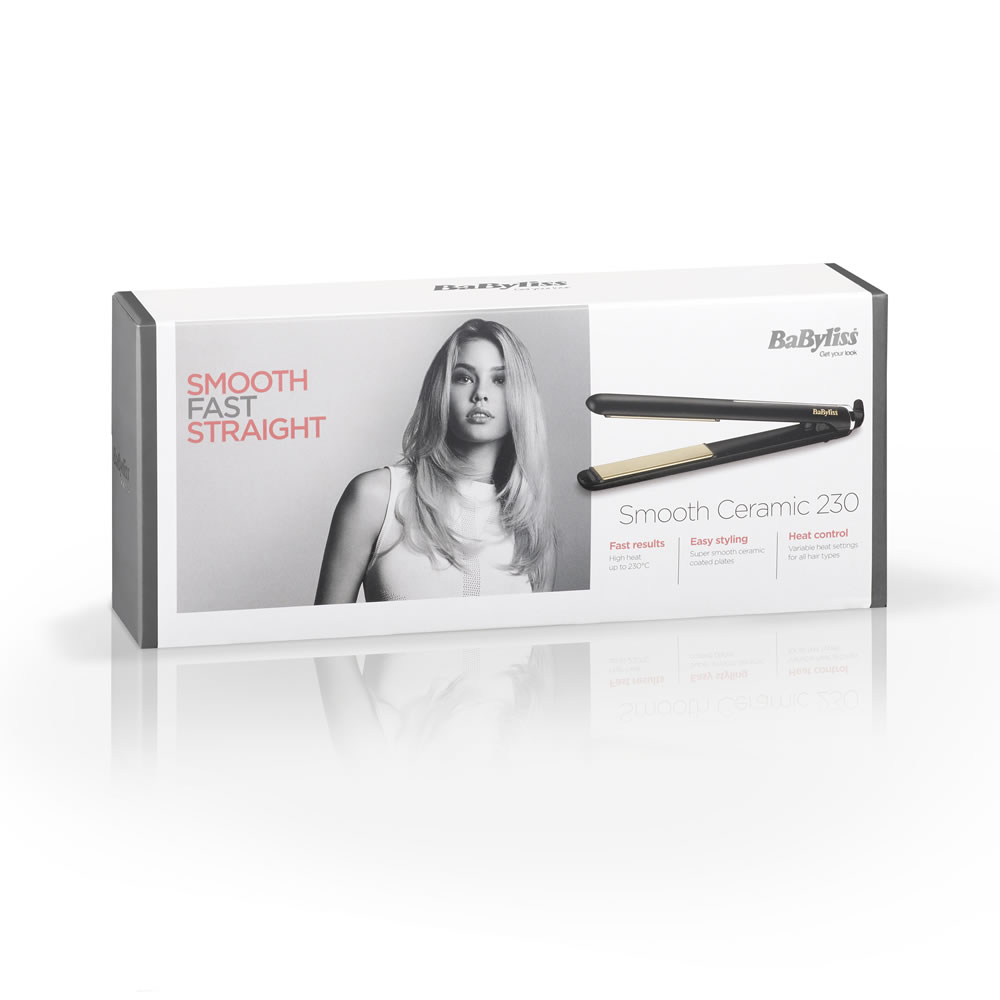 BaByliss 230 Smooth Ceramic Hair Straighteners Image 2