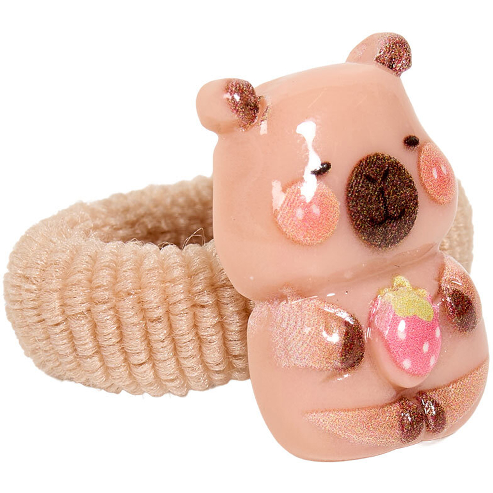 Pack of 6 Capybara Collection Hair Ties Image 3