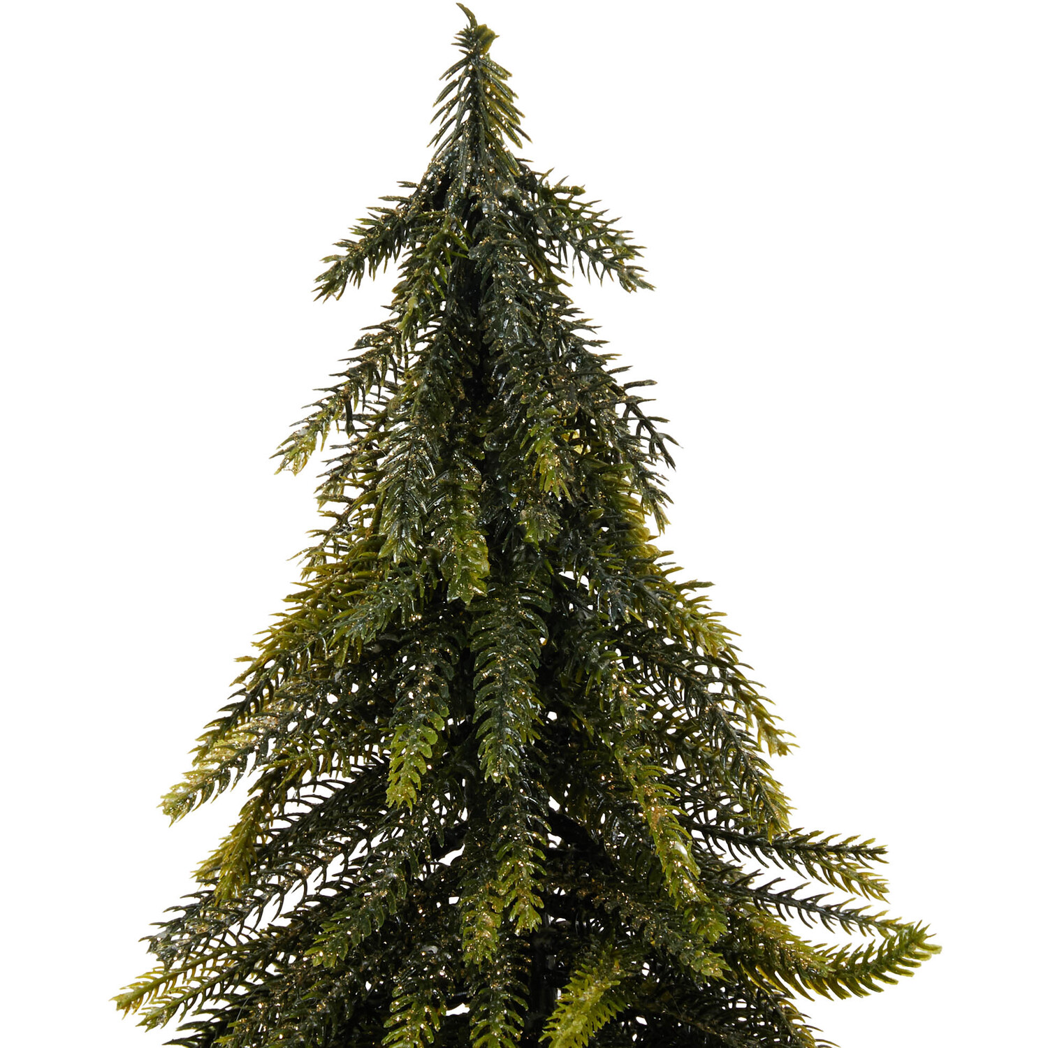 Gold Glitter Downswept Tree - Green Image 2