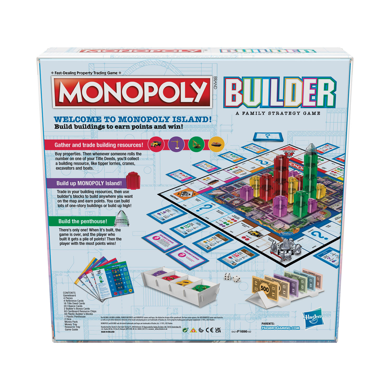 Hasbro Monopoly Builder Strategy Games Image 2