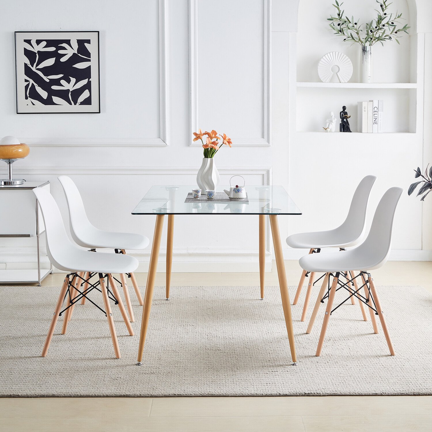 Aspen Dining Set White Image 5
