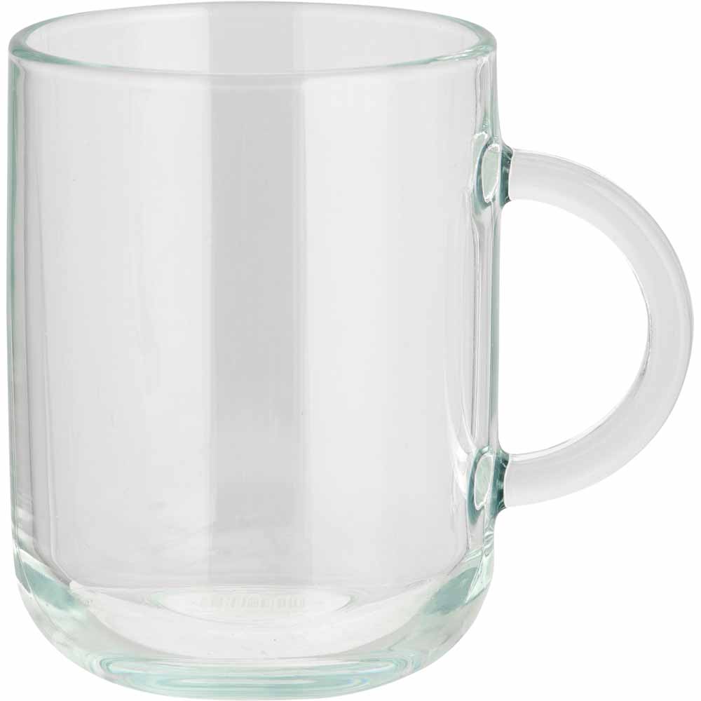 Wilko Clear Small Glass Tea Mug Image