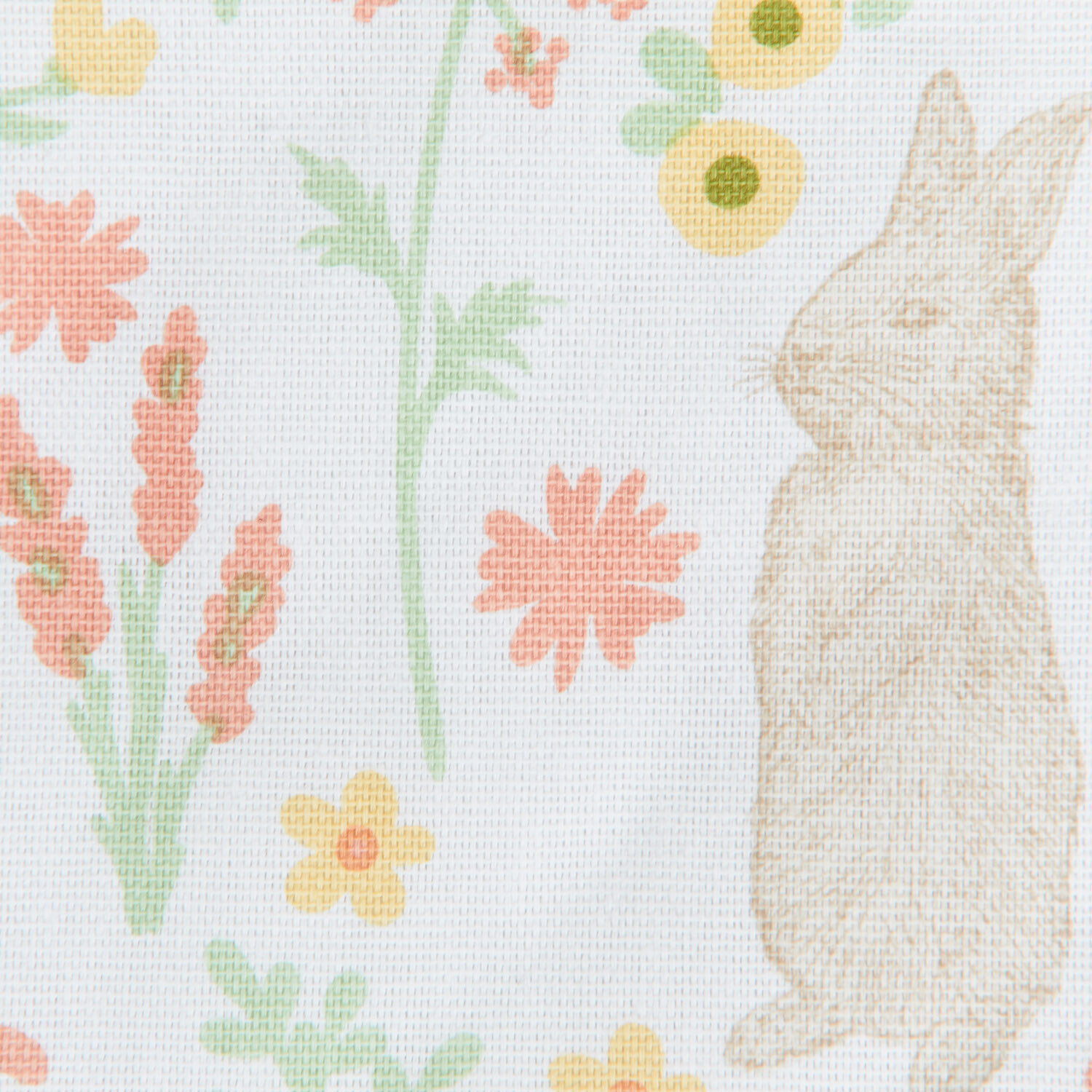 Bunny Print Double Oven Glove - Multicolour Image 5
