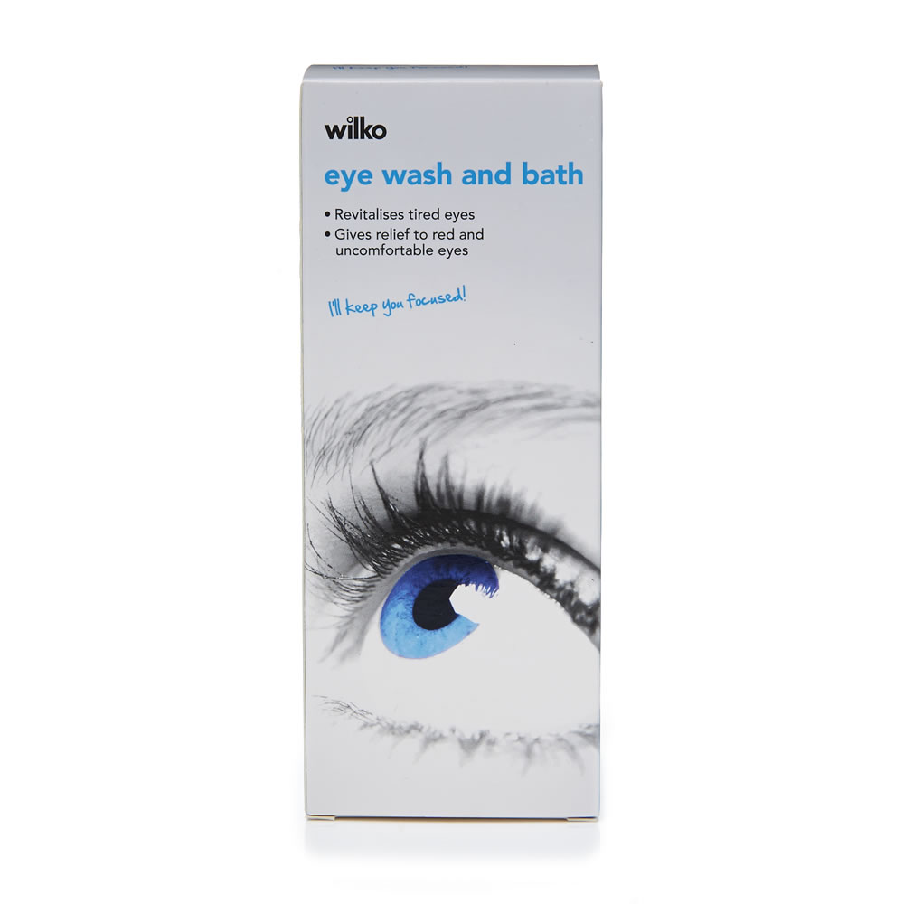 Wilko Eye Bath And Wash 200ml Image