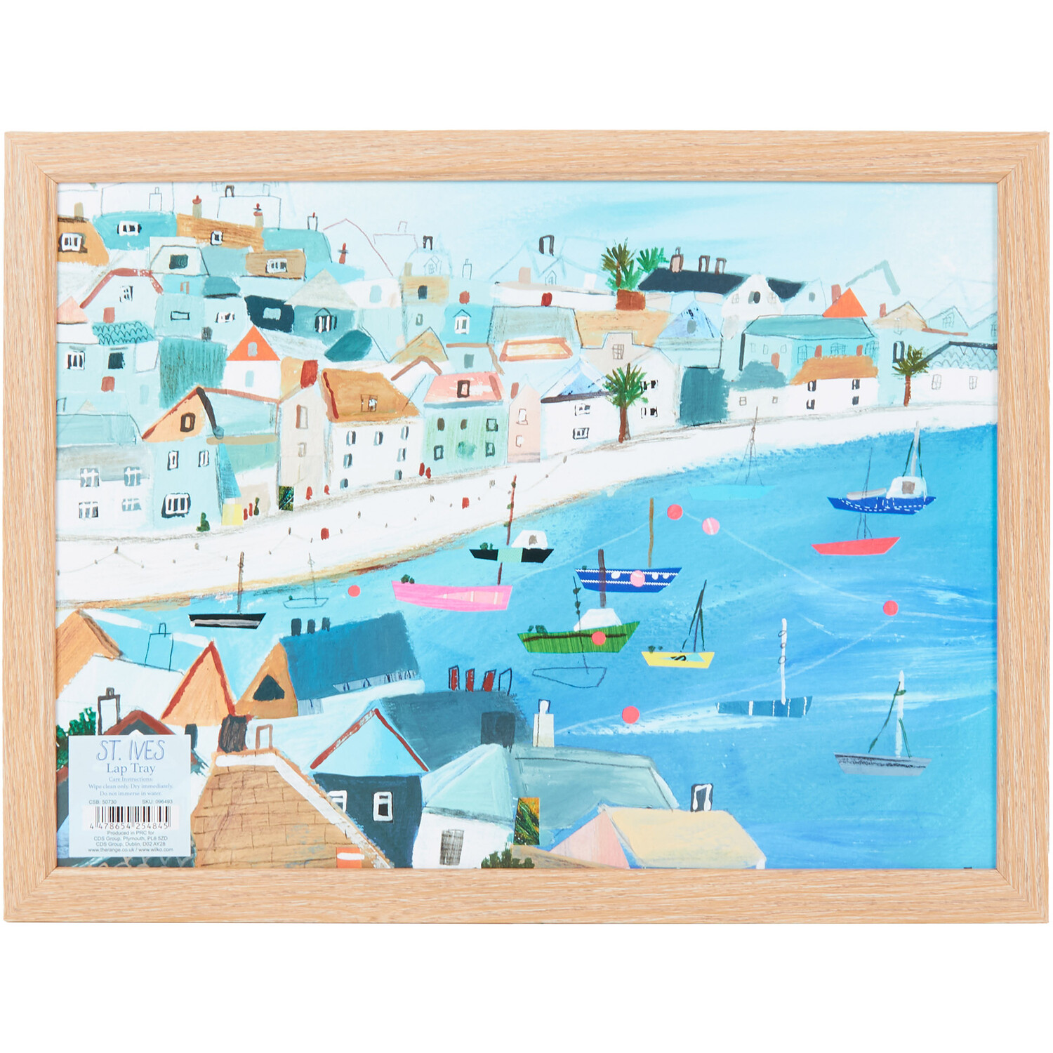 St Ives Lap Tray - Blue Image 1