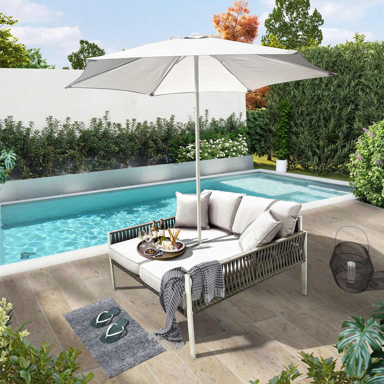 Mayfair Garden Day Bed  - White Image 1