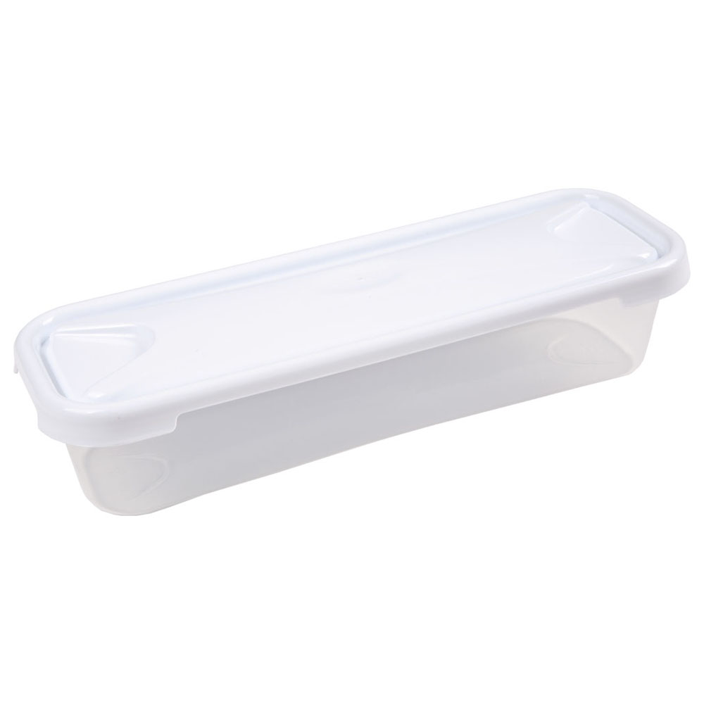 Wham 1.2L Rectangular Long Food Box and Lid Image 1