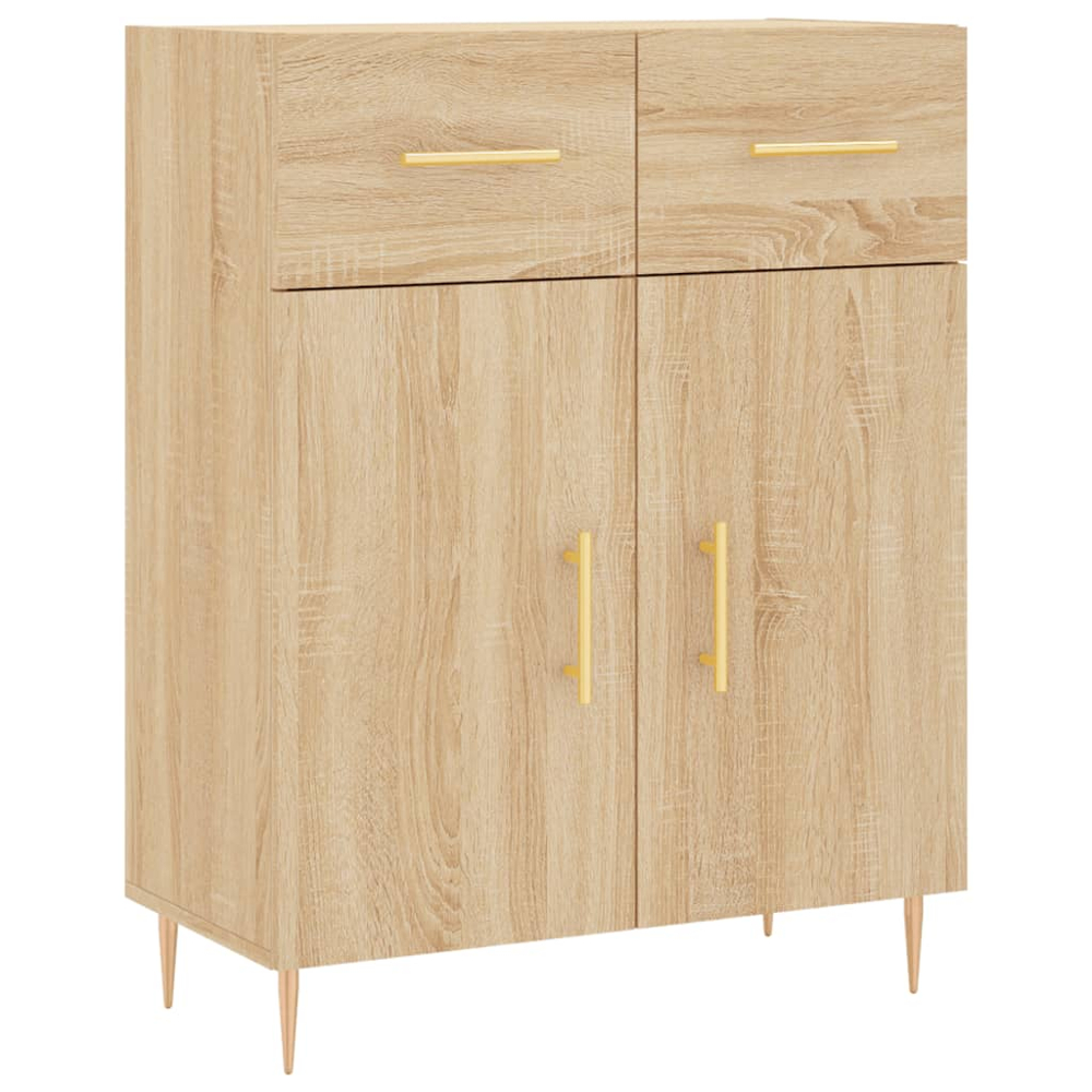 vidaXL 2 Door 2 Drawer 3 Shelf Sonoma Oak Highboard Image 7