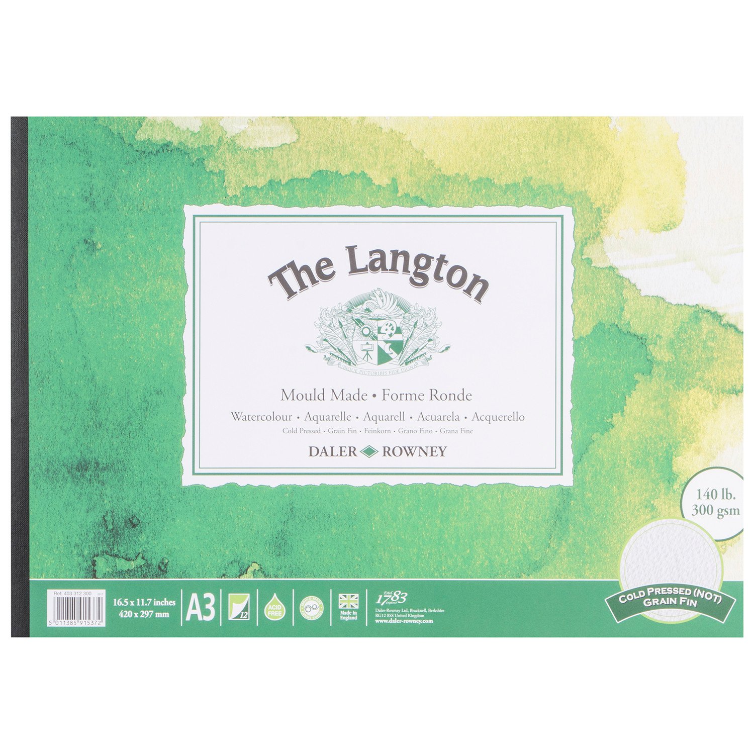 Daler-Rowney The Langton Watercolour Pad - A3 Image