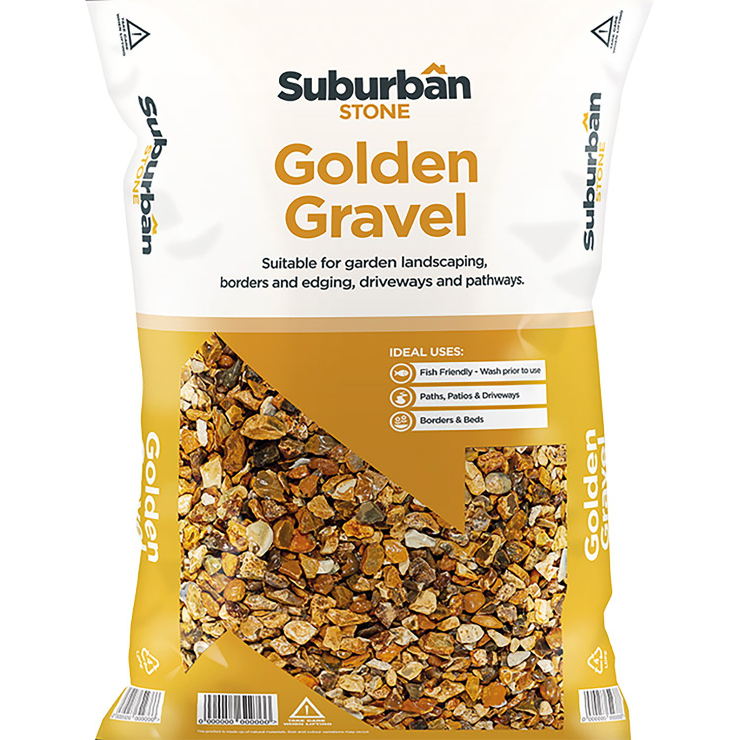 Suburban Stone Golden Gravel Chippings 20kg Image