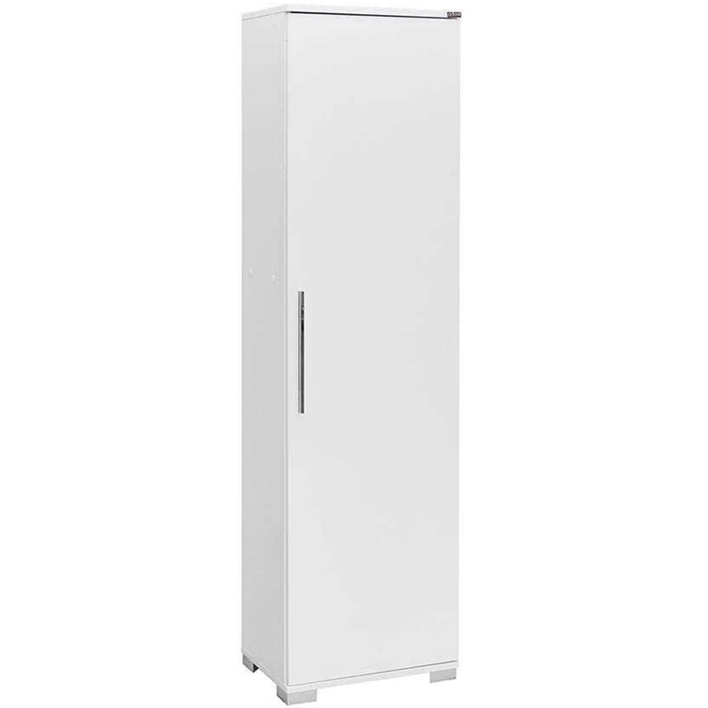 FWStyle Single Door 5 Tier Gloss White Storage Cabinet Image 2