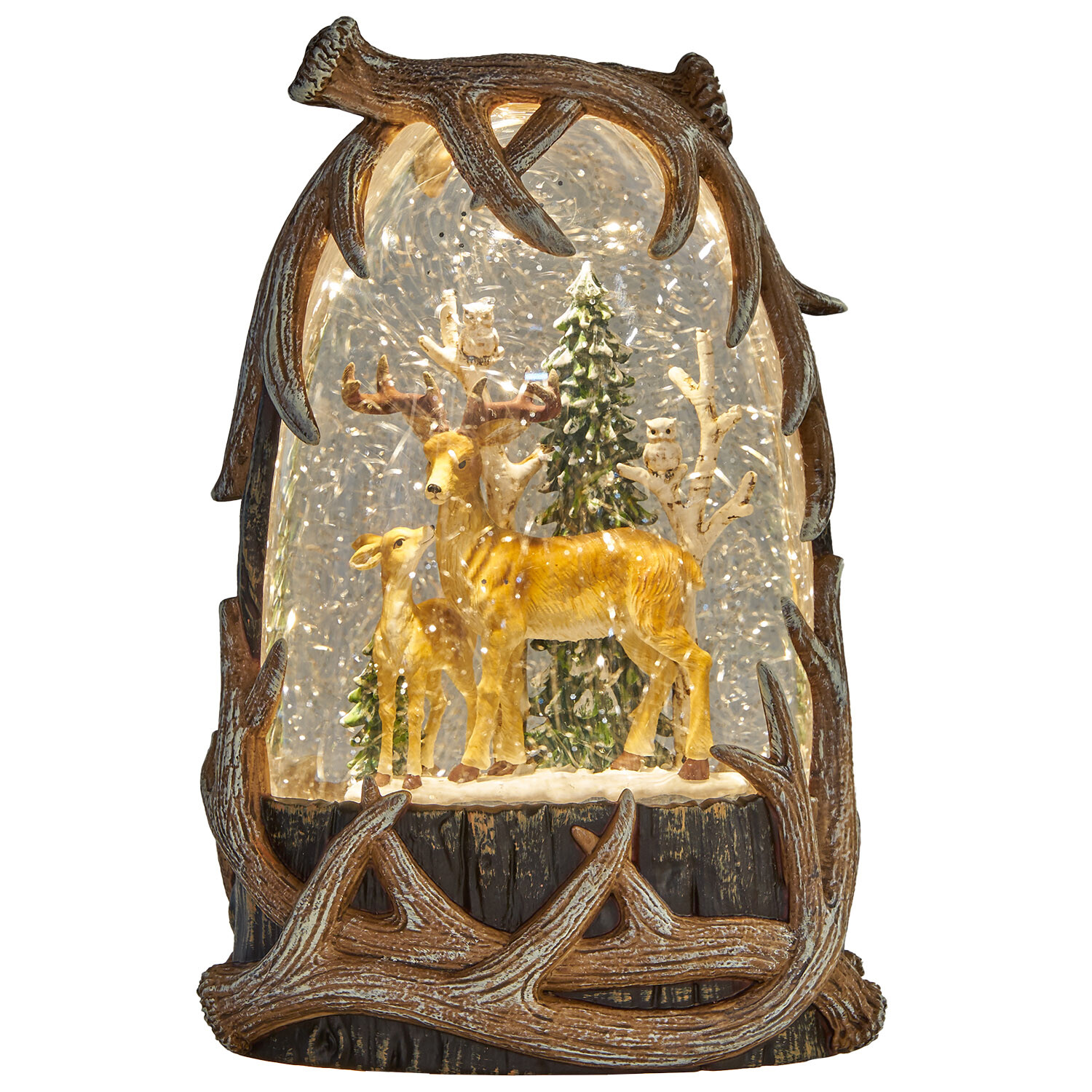 Ornate Deer Glitter SpinnerMulticolour Image 1