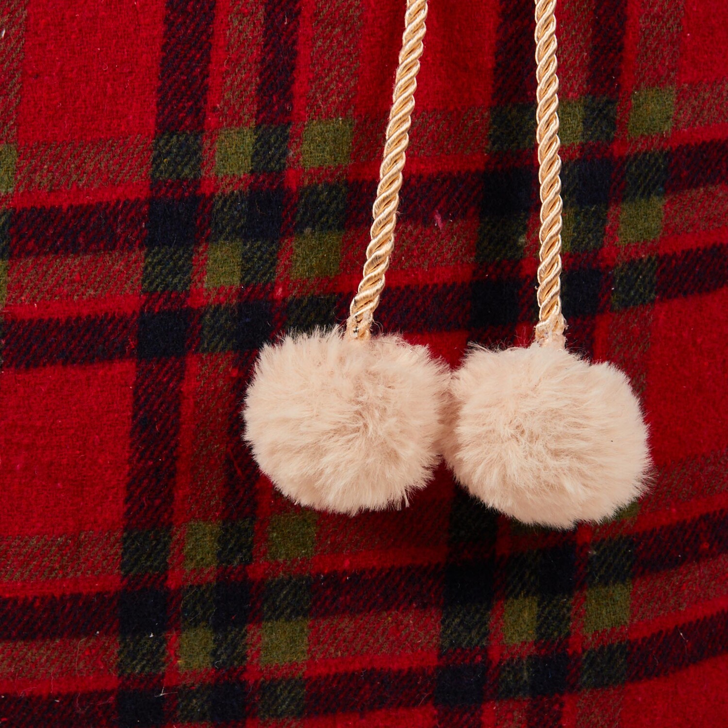 Tartan Present Sack Red - Red Image 2