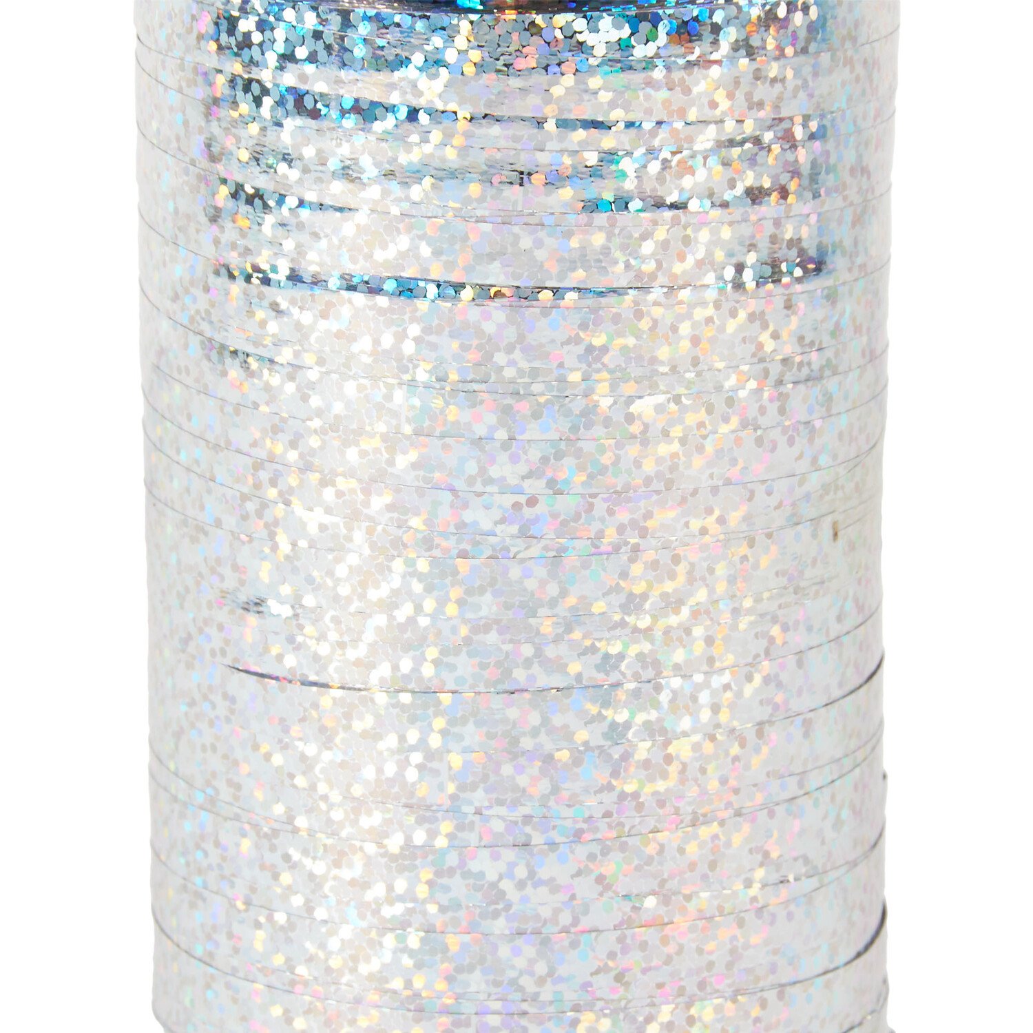 Metal or Sparkly Curling Ribbon - Silver Image 6