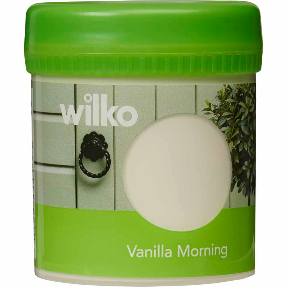 Wilko Garden Colour Vanilla Morning Tester Pot 75ml Image 2
