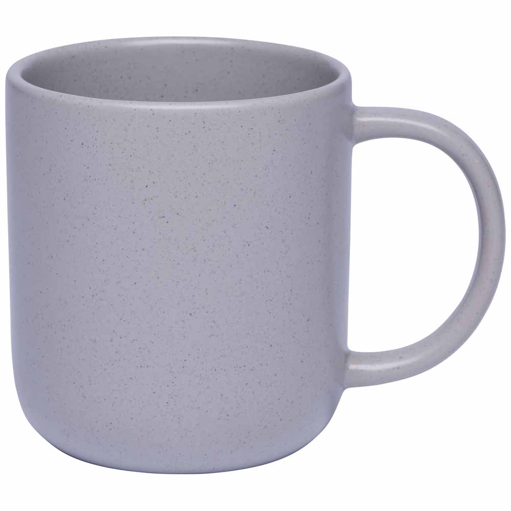 Wilko Speckled Grey Mug Image 1