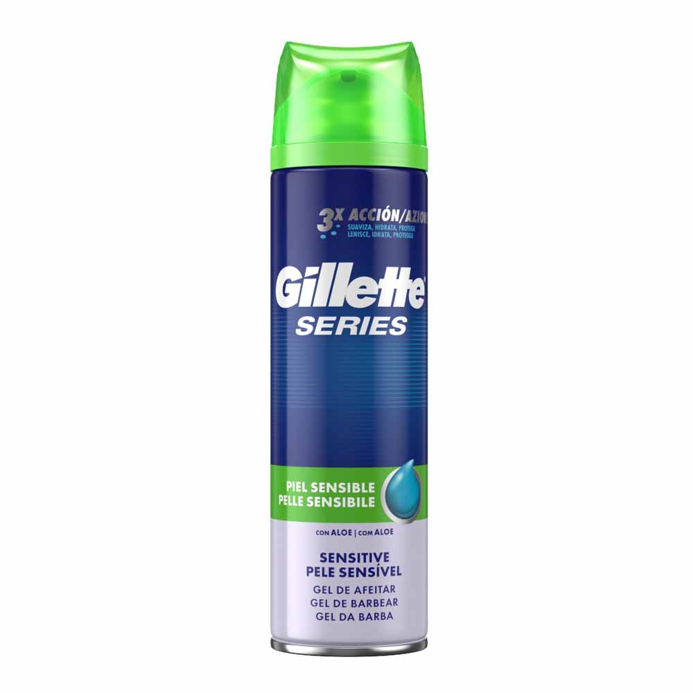 Gillette Series Sensitive Skin Shaving Gel 200ml Image 2