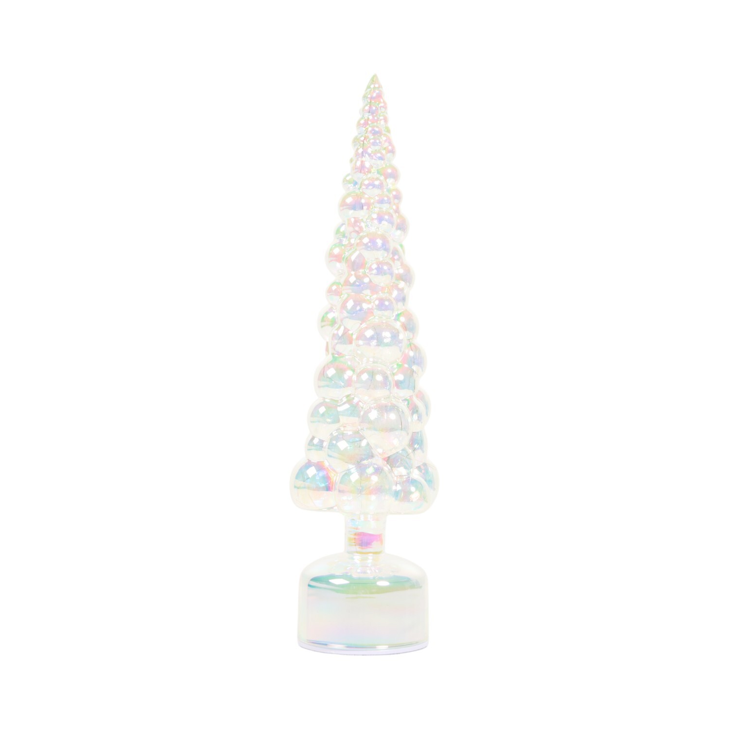 Glass Bubble Tree DecorationWhite Image 1