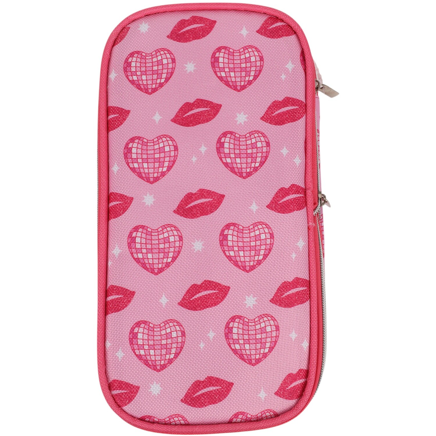 Let's Dance Compartment Pencil Case Pink Image 3