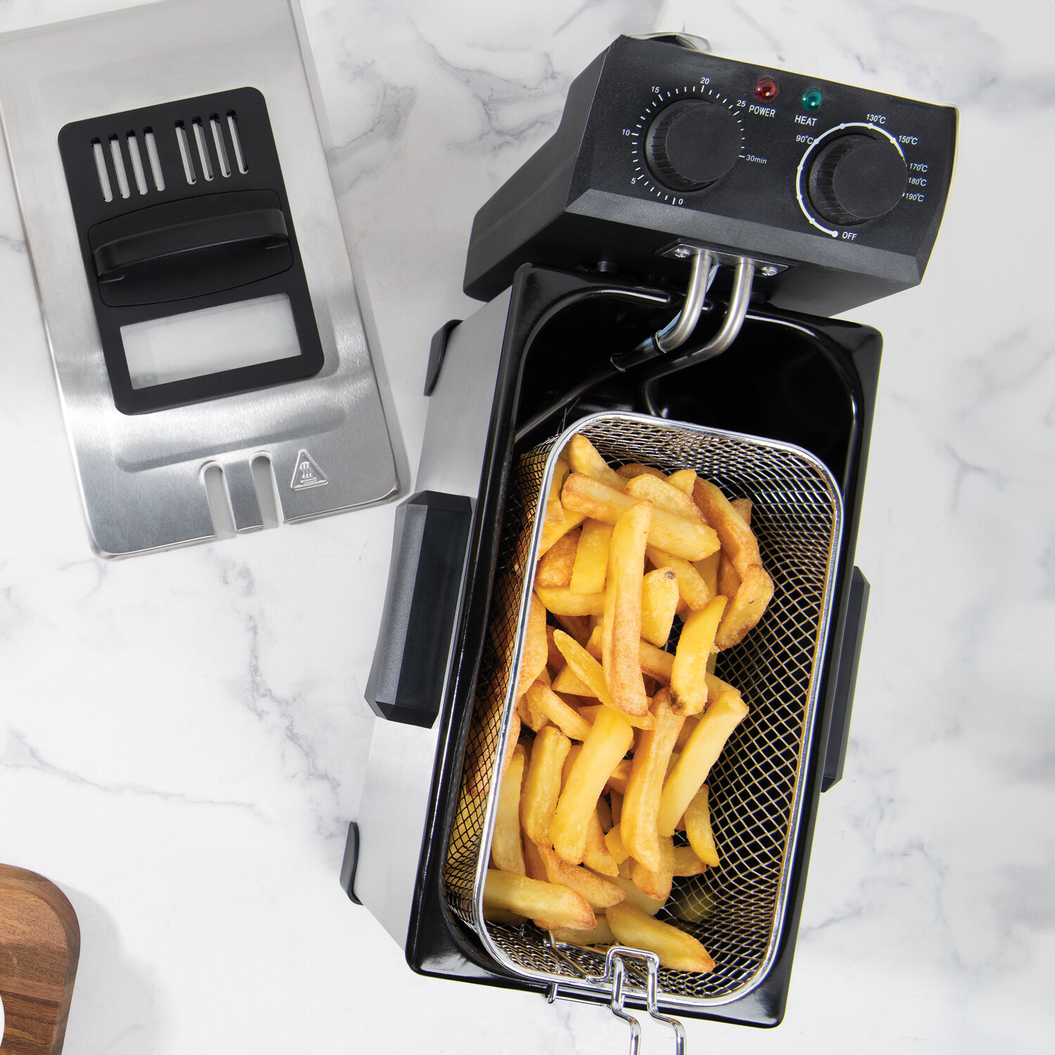 Kitchen Master Deep Fryer Silver Image 5