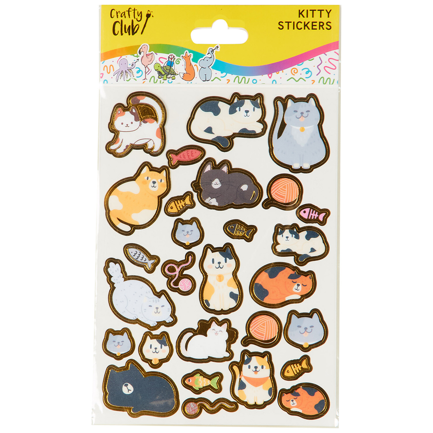 Crafty Club Kitty Stickers Image 1