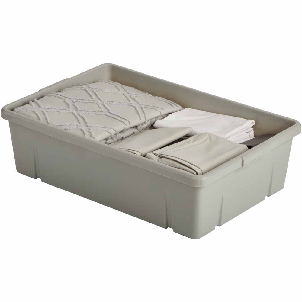 Wilko Grey Underbed Storage Box Wilko
