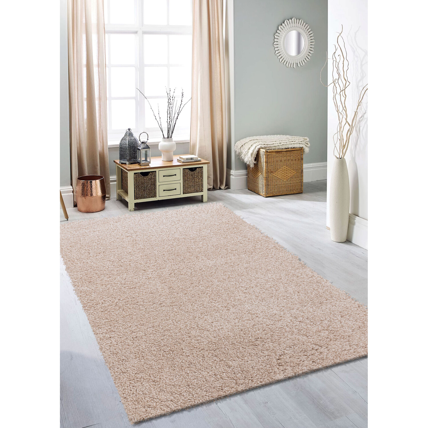 Kingston Woven Rug Champagne Image 2
