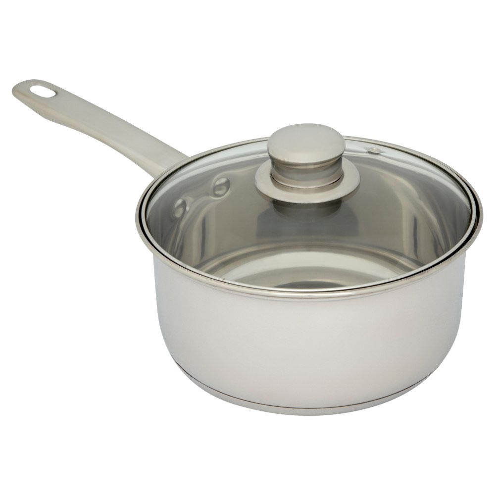 Wilko Saucepan Stainless Steel 18cm Wilko