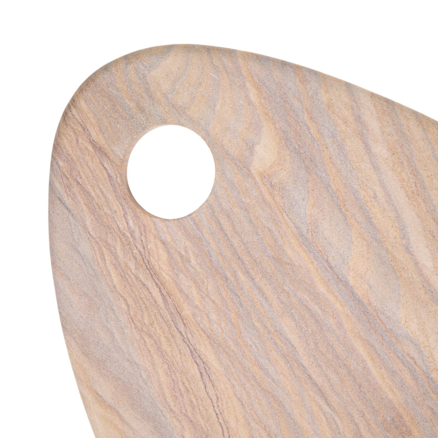 Rainbow Sand Stone Oval Serving Board Natural Image 2