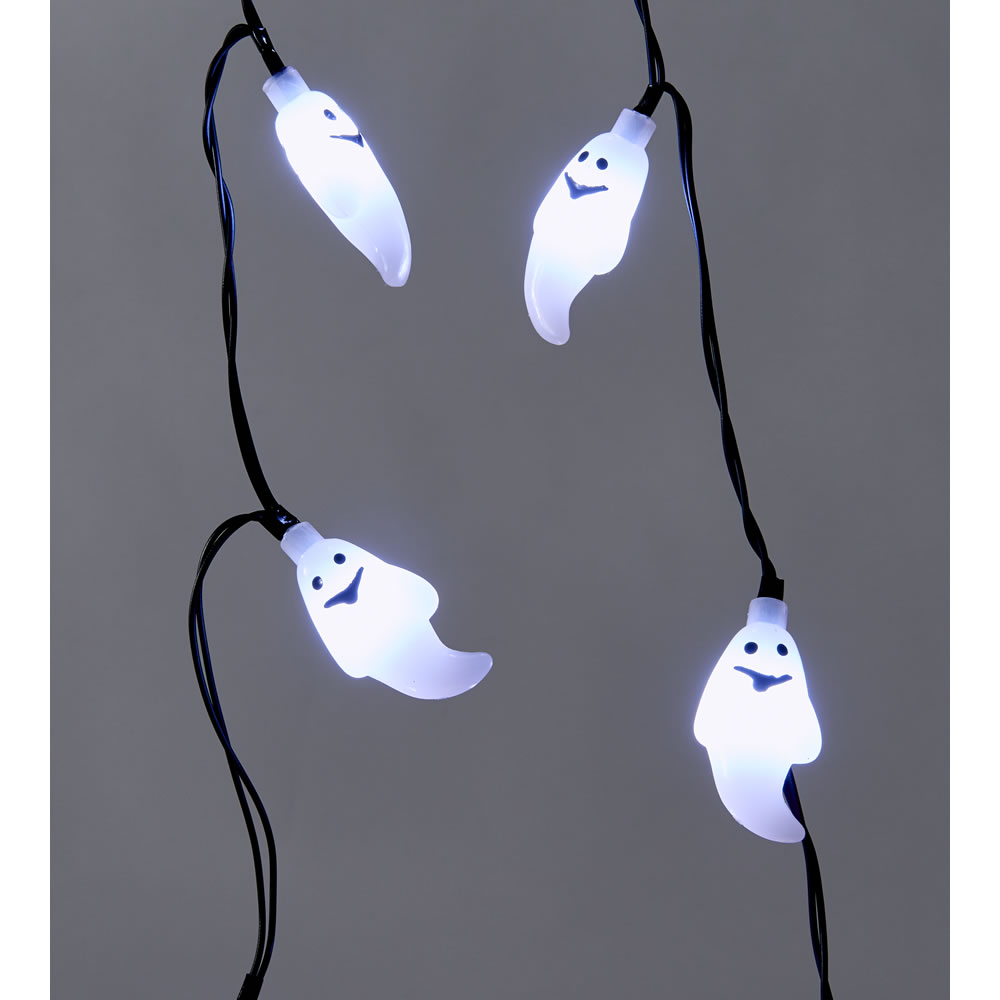 Wilko Halloween Spooky Ghost Lights Wilko