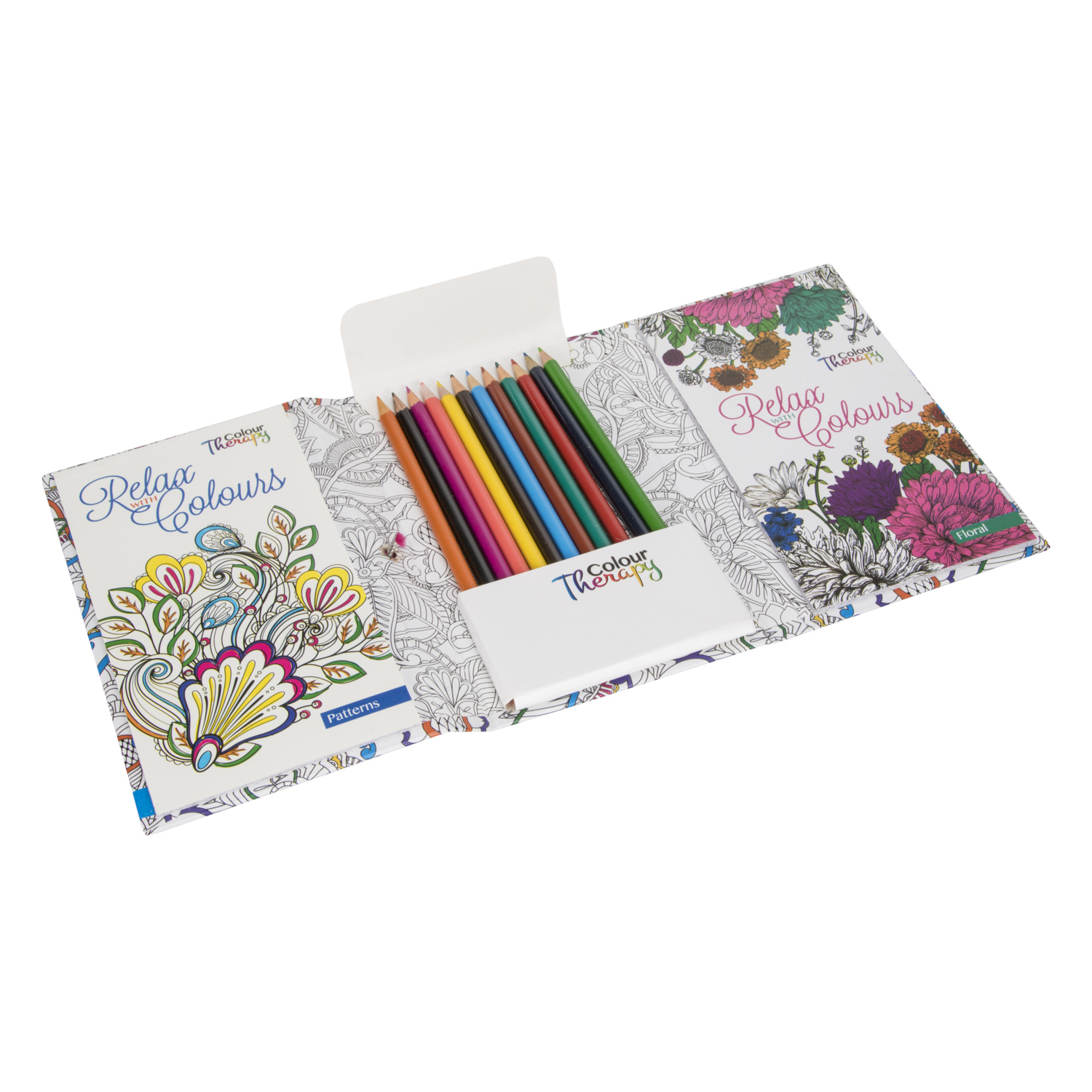 Colour Therapy Travel Colouring Set Image 2