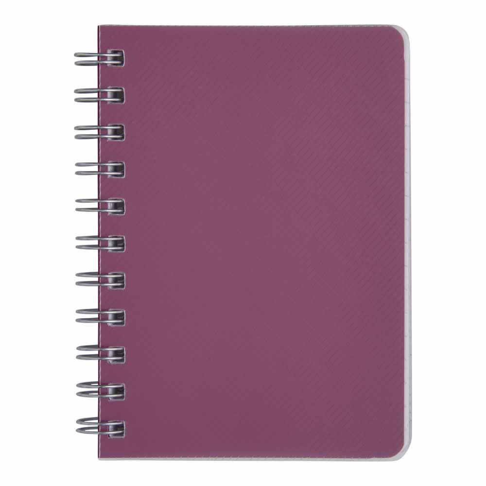 Wilko A6 Notebook Pink Image 1