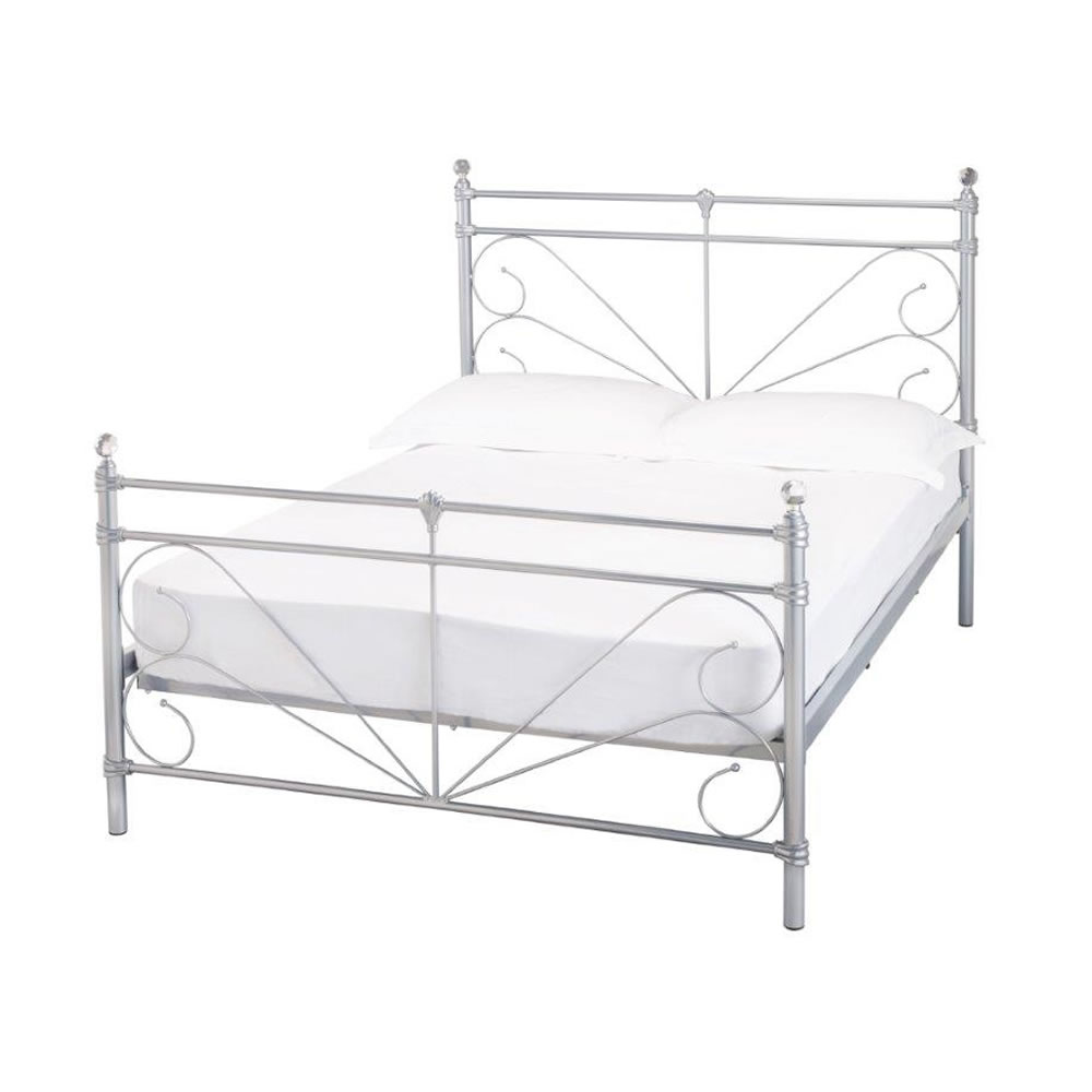 Sienna Silver King Size Bed Image 1